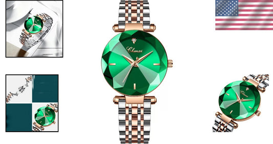 Fashion Ladies Stainless Steel Mesh Band Watch - Starry Sky Dial, Waterproof