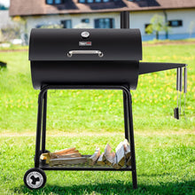 Load image into Gallery viewer, Premium 30-Inch Outdoor Charcoal Grill with Side Storage and Easy-Clean Features