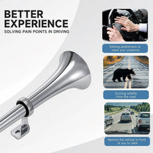 Load image into Gallery viewer, Universal Fit 150dB Air Horn Kit with Chrome Plated Compressor for Any Vehicle