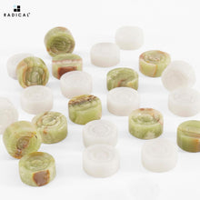 Load image into Gallery viewer, Elegant Onyx Marble Checkers Pieces - 1.25'' Handmade Luxury Game Accessories
