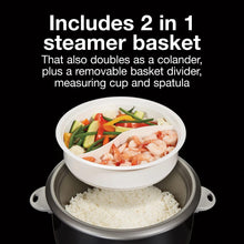 Load image into Gallery viewer, Versatile 30 Cup Rice Cooker with Steamer Basket - Dishwasher Safe &amp; Convenient