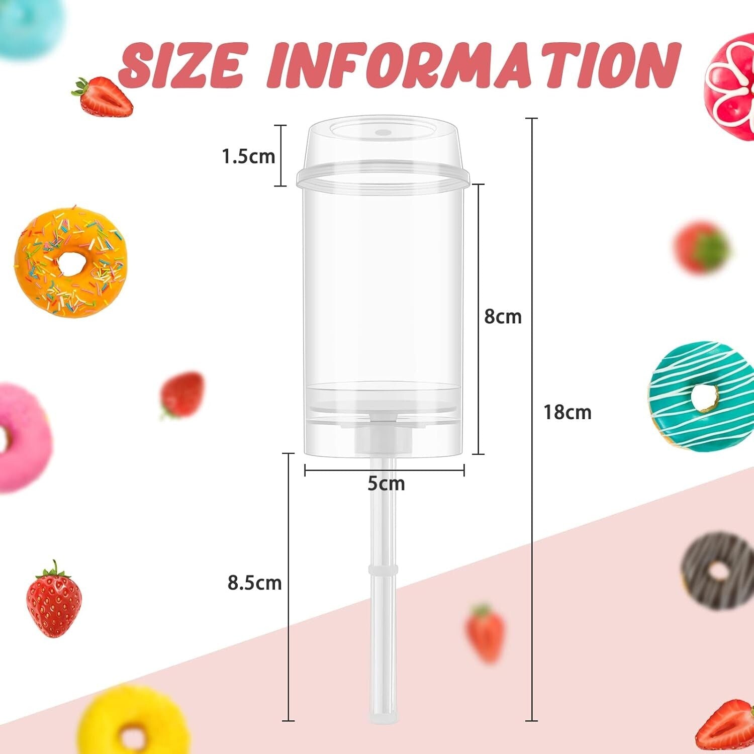 Elegant Push Pop Containers: 200-Pc Clear Dessert Shooter Kit for Parties