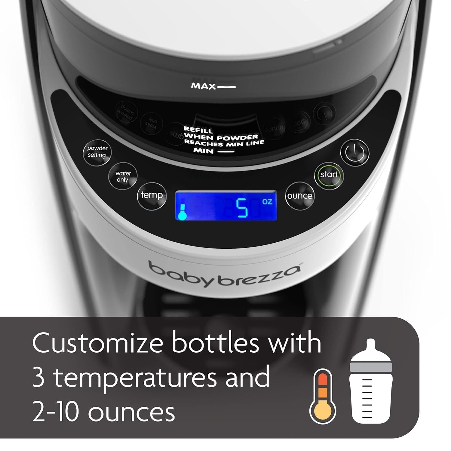 Effortless Baby Bottle Maker - Automatic Mixing with Temperature Control