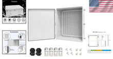 Load image into Gallery viewer, IP67 Waterproof Electrical Box - Hinged Cover with Stainless Steel Latch, 24....