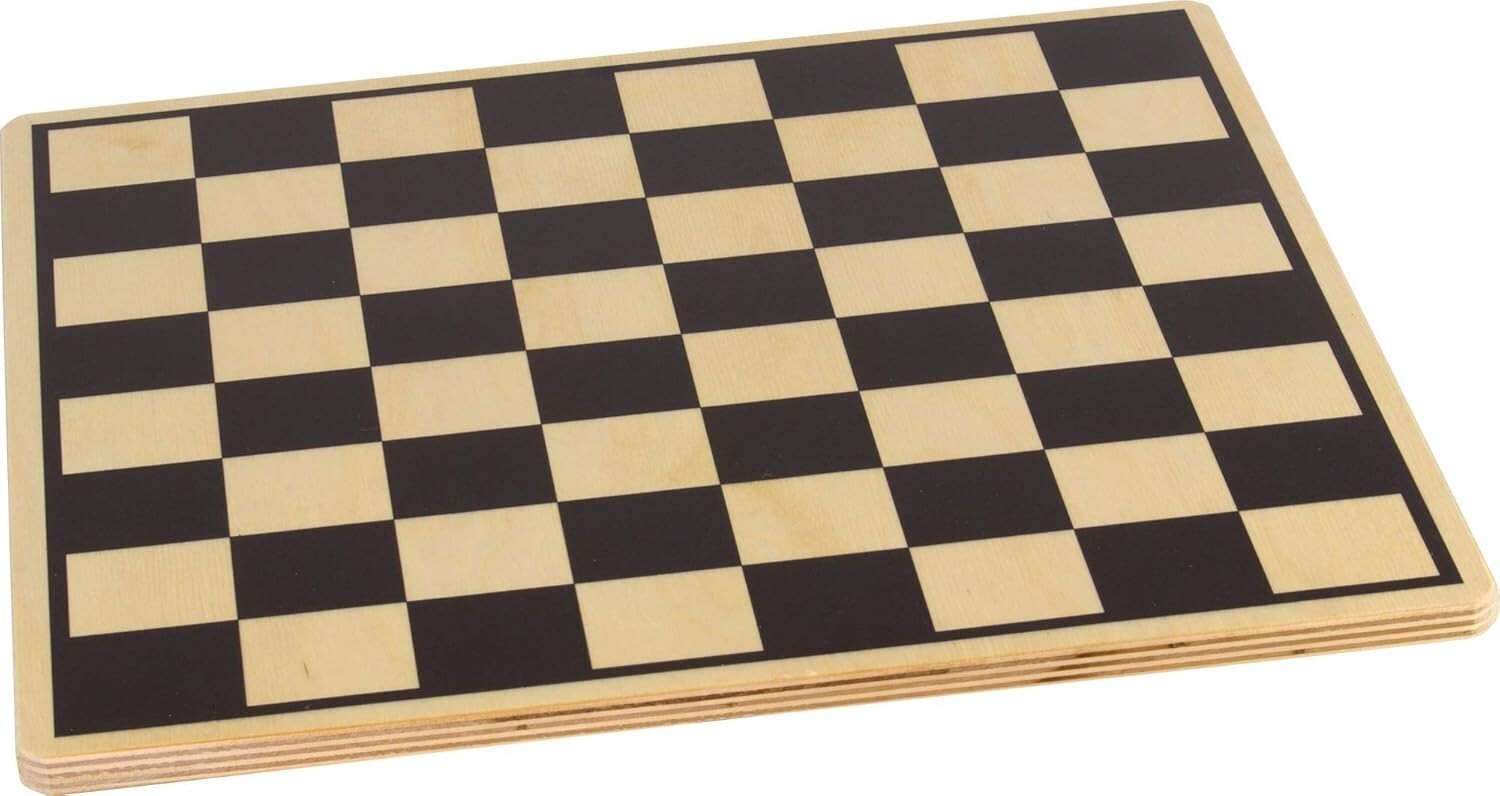 Durable 15-Inch Birch Plywood Checker and Chess Board - Made in Vermont
