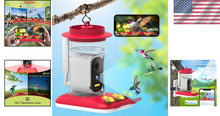 Load image into Gallery viewer, Ultimate Hummingbird Feeder with 4K Camera—AI Species Identifier &amp; Notifications