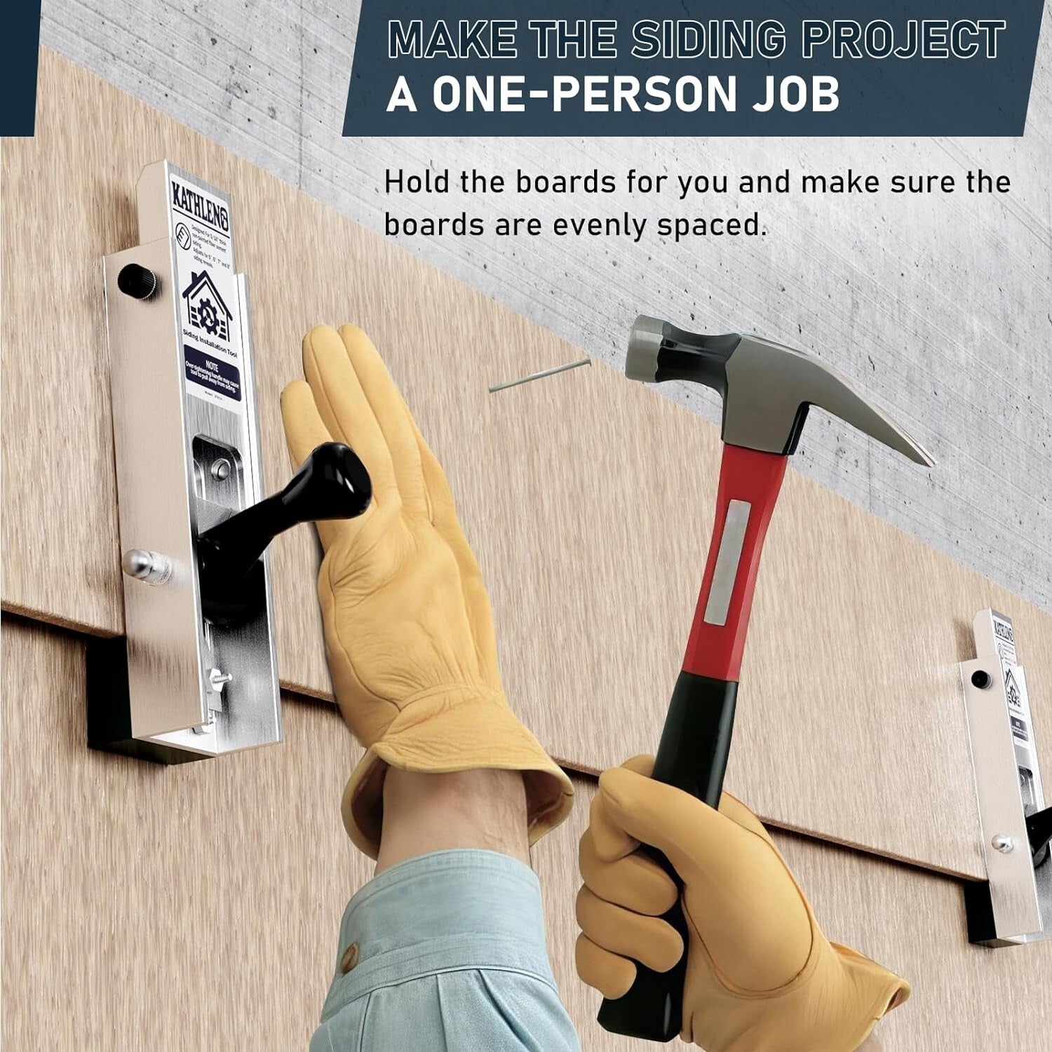 Aluminum Siding Installation Tool Kit for 7/16-Inch Wood/LP Siding - 2 Pack