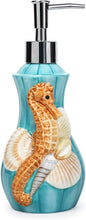 Load image into Gallery viewer, Durable and Elegant Ceramic 4-Piece Bathroom Accessories Set - Nautical Theme