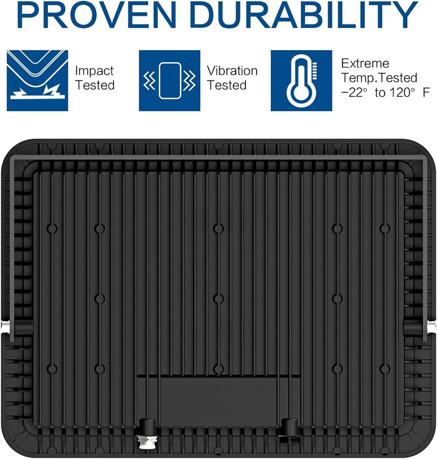 High-Efficiency Outdoor Security Lights, 30000lm Daylight White LED Floodlight