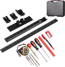Load image into Gallery viewer, Versatile 14-Piece Cabinet Hardware Jig Tool Set with Automatic Center Punch