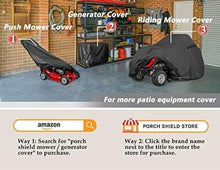 Load image into Gallery viewer, Universal Riding Lawn Mower Cover - Waterproof, Heavy Duty, Fits Up to 62"