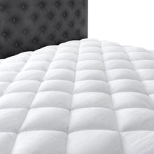 Load image into Gallery viewer, King Quilted Mattress Pad with Deep Pocket 8-21” - Cooling Pillowtop Protector