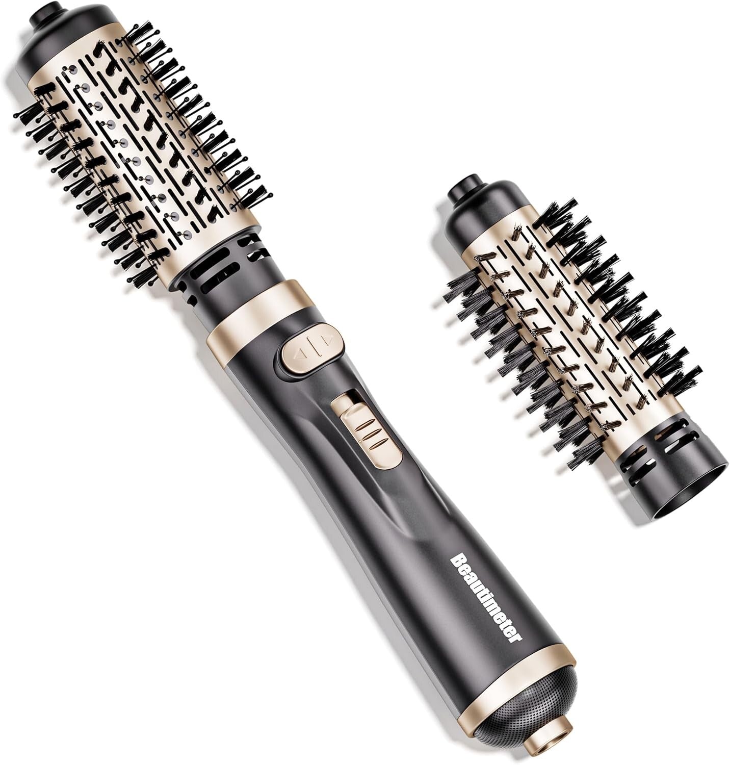 3-in-1 Hot Air Styler: Rotating Blow Dryer Brush with 2 Interchangeable Brushes