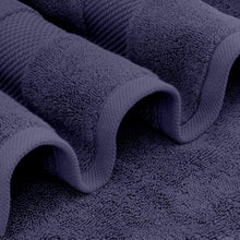 Load image into Gallery viewer, Luxury Soft Navy Bath Sheet Towels - Jumbo 650 GSM Cotton, Quick-Dry &amp; Absorbent