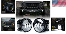 Load image into Gallery viewer, Waterproof 60W LED Fog Lamps for 2007-2018 Jeep Wrangler JK - Bright 6000K Light