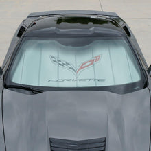 Load image into Gallery viewer, Official GM Licensed C7 Corvette Accordion Sunshade - UV Protection &amp; Style