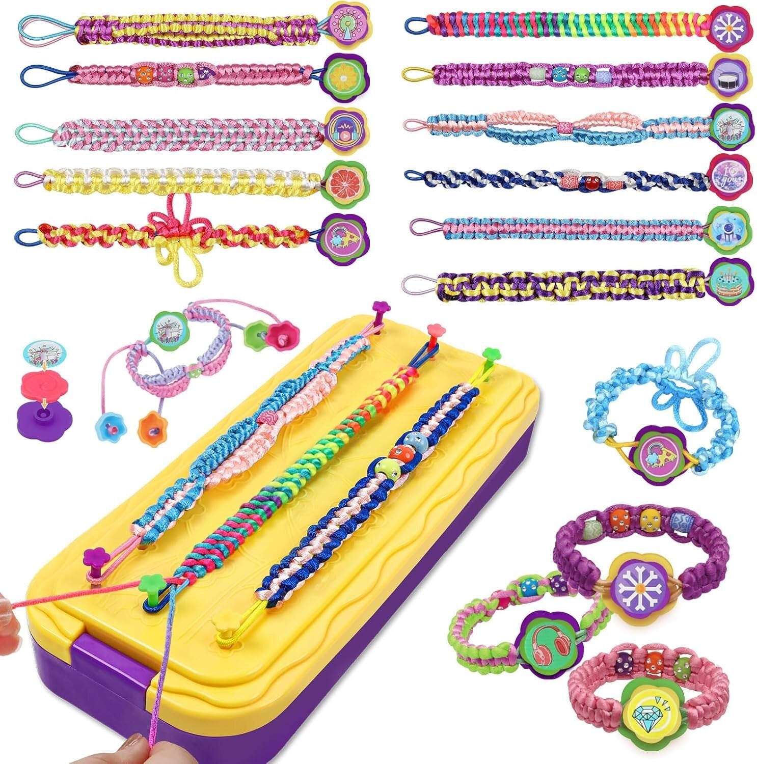 All-in-One Bracelet Making Kit for Kids - Perfect Creative Gift for Ages 8-12