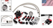 Load image into Gallery viewer, Premium EFI Fuel Kit: 0-100psi Pressure Gauge, Adaptable Aluminum &amp; Fittings