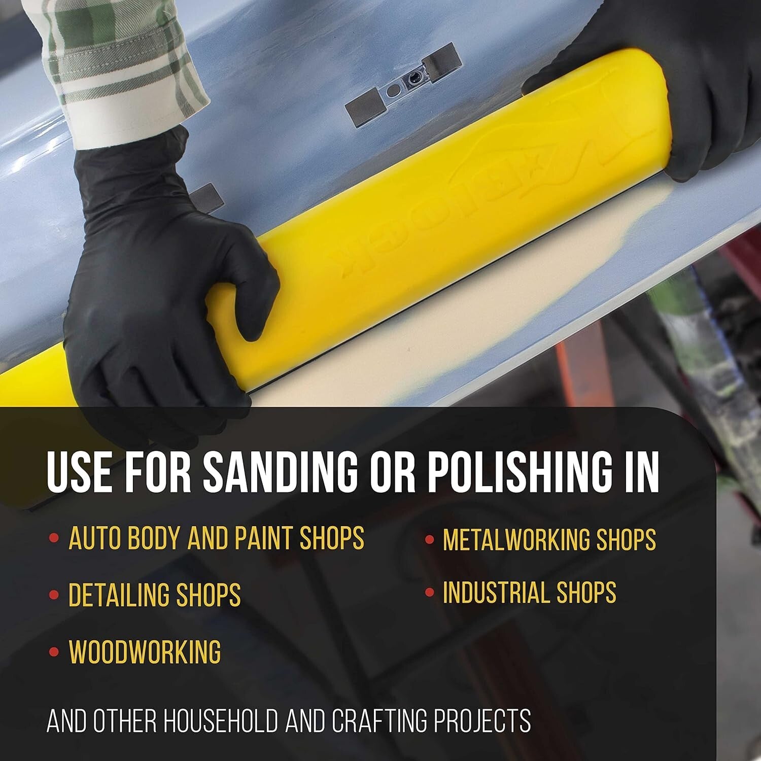 Pro 24" Longboard Sander with Dual Sandpaper Compatibility for Beating Limits