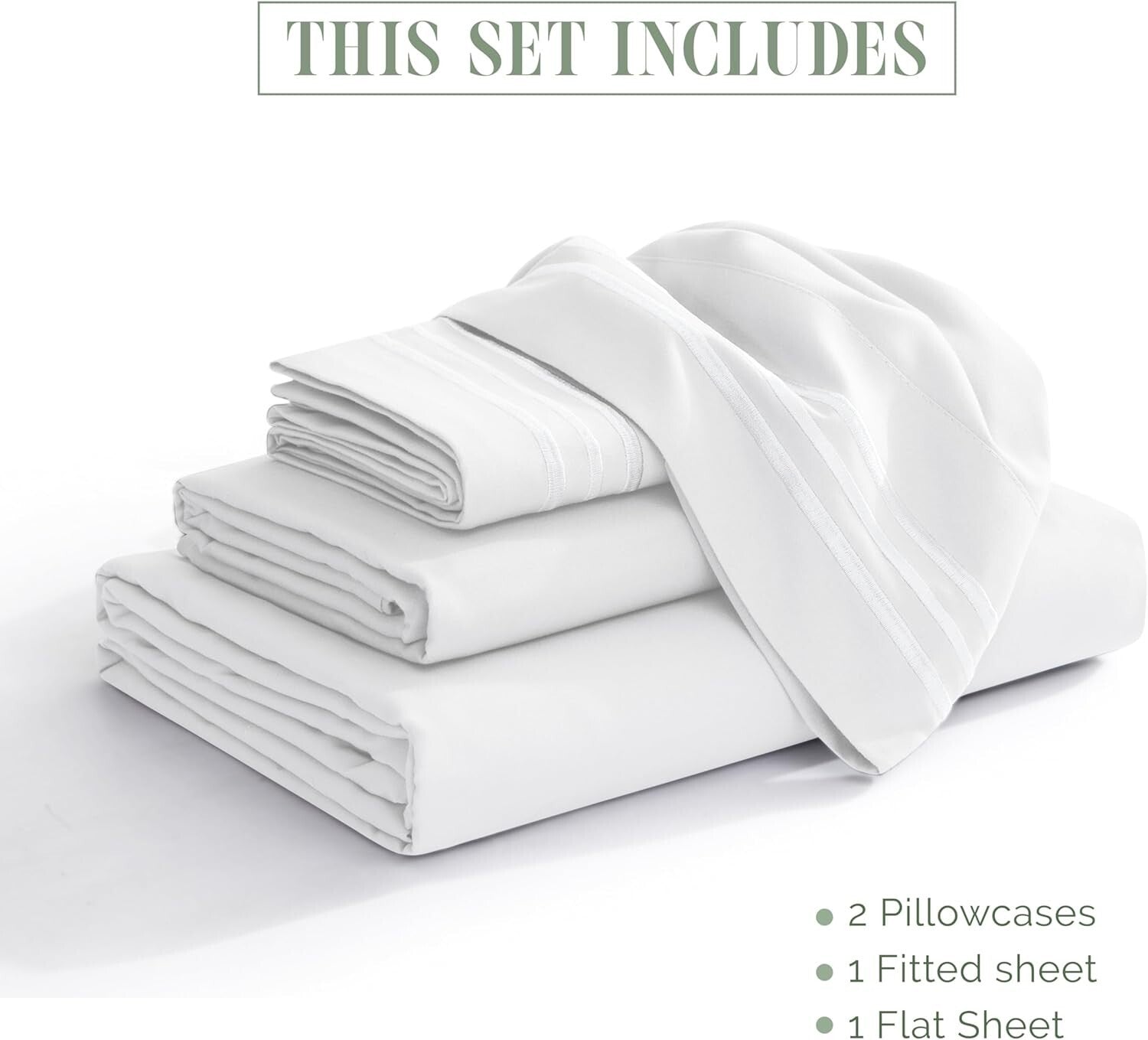 Ultra Soft King Microfiber Sheets with Extra Deep Pockets - Perfect for Comfort