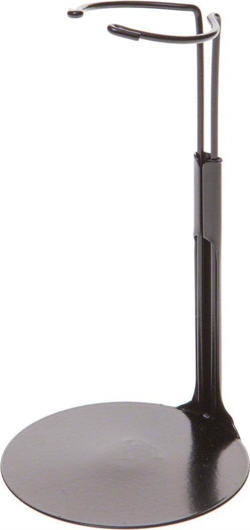 Sturdy Doll Display Stands in Black - Set of 12 for 8-12" Dolls and Figures