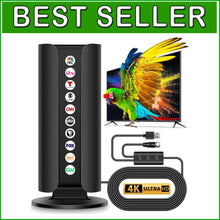 Load image into Gallery viewer, Superior 4K HD TV Antenna - 1800+ Mile Range, Outdoor/Indoor Use, Easy Install