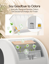 Load image into Gallery viewer, Extra Large Automatic Cat Litter Box with Odor Control &amp; Whisper-Quiet Function