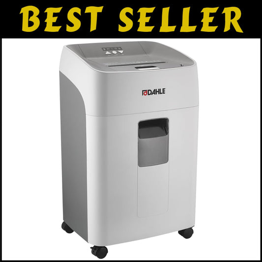 Fast Shredding Oil-Free Cross Cut Shredder with Lockable Bin - 11 Gallons