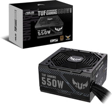 Load image into Gallery viewer, 550W ATX Power Supply with 80 PLUS Bronze and Axial-Tech Cooling Design