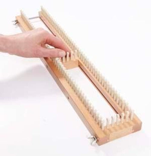 18" Multi-Purpose Knitting Loom Kit: 106 Pegs, Tool, and Instructions Included