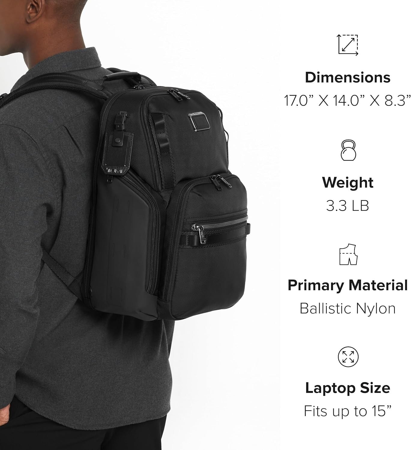 Alpha Bravo Search Laptop Backpack - Versatile Travel Bag for Work & Adventures