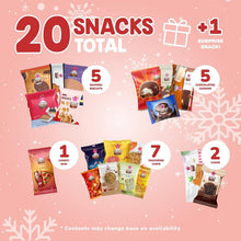 Load image into Gallery viewer, Exotic Snack Box Gift - Celebrate with 21 Full-Size Snacks from Around the World