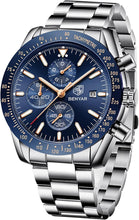 Load image into Gallery viewer, Premium Waterproof Quartz Watch for Men - Stylish Leather &amp; Luminescent Details