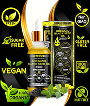 Load image into Gallery viewer, Natural Oil of Oregano &amp; Black Seed Extract - Organic 400 Servings for Vitality