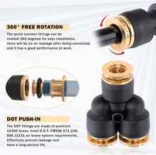 Load image into Gallery viewer, 39 PCS DOT Brass Air Line Quick Connect Fittings for Trucks &amp; Equipment Repair