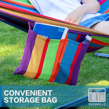 Load image into Gallery viewer, Heavy Duty Double Hammock &amp; Durable Stand - Tropical Outdoor Relaxation Set