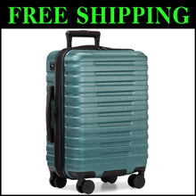 Load image into Gallery viewer, Rugged Waterproof Carry-On Suitcase with Impact-Resistant Polycarbonate Design