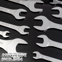 Load image into Gallery viewer, Professional 18-Piece Metric &amp; SAE Wrench Collection - Polished Chrome Finish