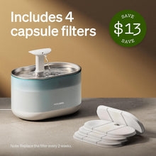 Load image into Gallery viewer, Automatic Cat Water Dispenser with 2.1L Size, Dual Flow Modes &amp; Quiet Operation