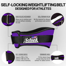 Load image into Gallery viewer, Adjustable 4 3/4" Sports Weight Lifting Belt in Navy - Core Support Gear