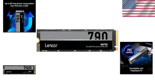4TB PCIe Gen4 NVMe SSD - Ultra-Fast Performance for Gaming & Content Creation