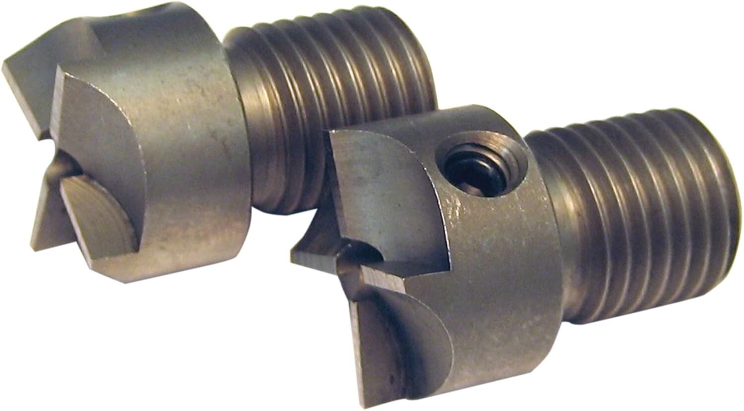 Dual Replacement Cutter Heads for Universal Case Trimmers, Durable Steel Design