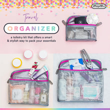 Load image into Gallery viewer, Stylish &amp; Durable Aqua Toiletry Bag Set - Perfect for All Your Travel Needs