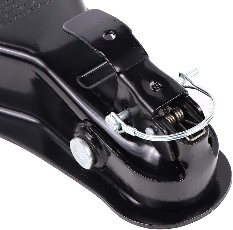 Lightweight 8000lbs A-Frame Hitch for Trailers - Yoke-Style with Black Finish