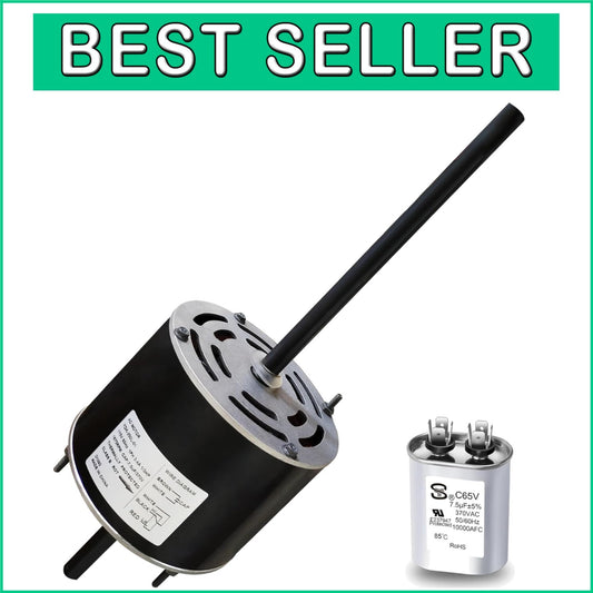 Coleman Mach RV A/C Fan Motor Replacement, 1/3 HP, With Capacitor Included