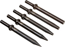 Load image into Gallery viewer, 5-Piece Pneumatic Taper Punch Set with Black Oxide Finish for Precision Tasks