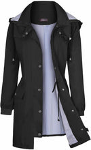 Load image into Gallery viewer, Stylish Women's Waterproof Rain Jacket - Lightweight Hooded Windbreaker S-XXL