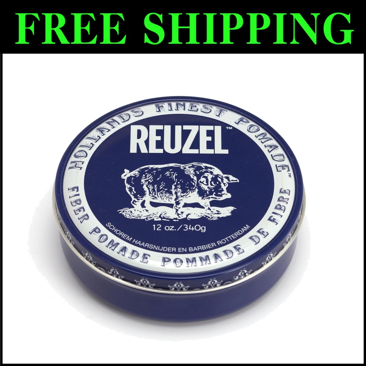 12oz Fiber Pomade with Low Shine Finish - Reworkable Hold for Versatile Styles