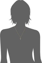 Load image into Gallery viewer, Handcrafted 14k Gold-Filled Cross Pendant Necklace - Polished, 18 Inches Long