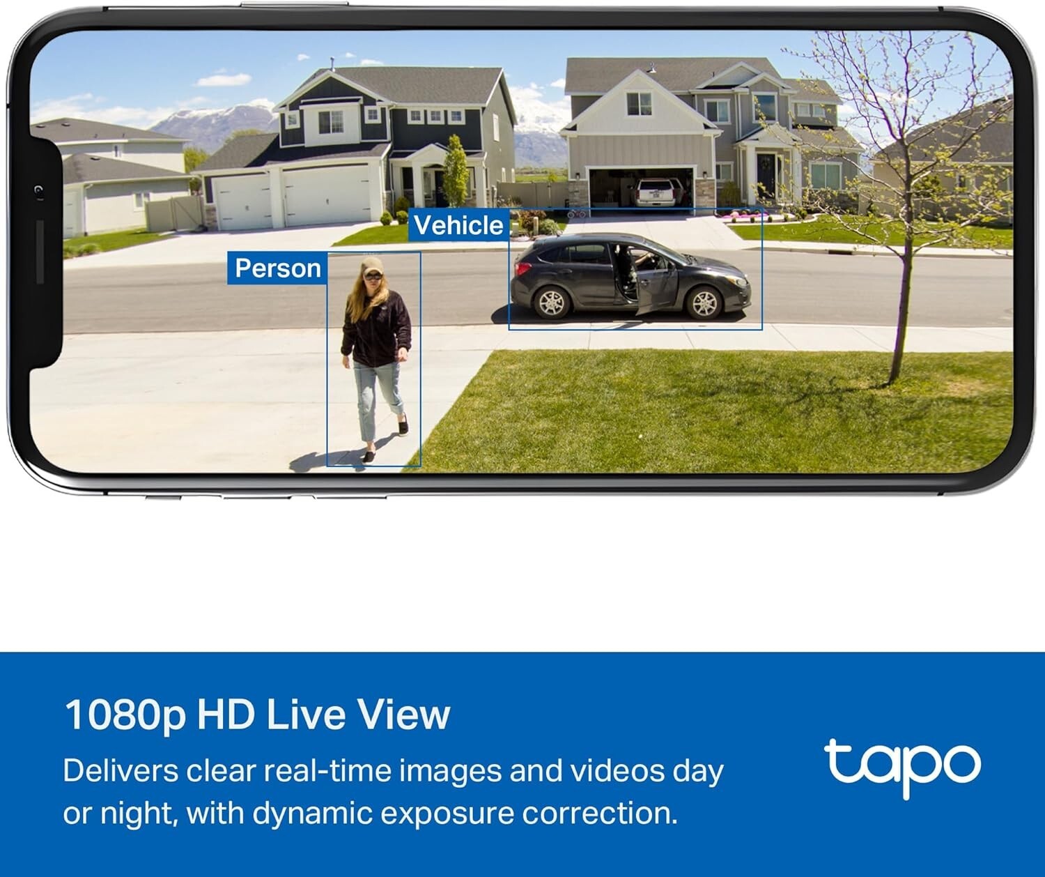 1080P Wireless Outdoor Security Camera with 180-Day Battery Life & Night Vision